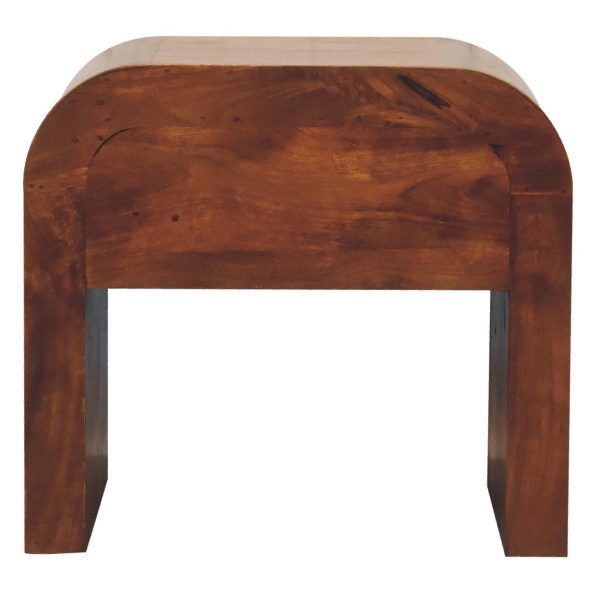 Solid Mango Wood Bedside Cabinet With 1 Drawer - Darcy