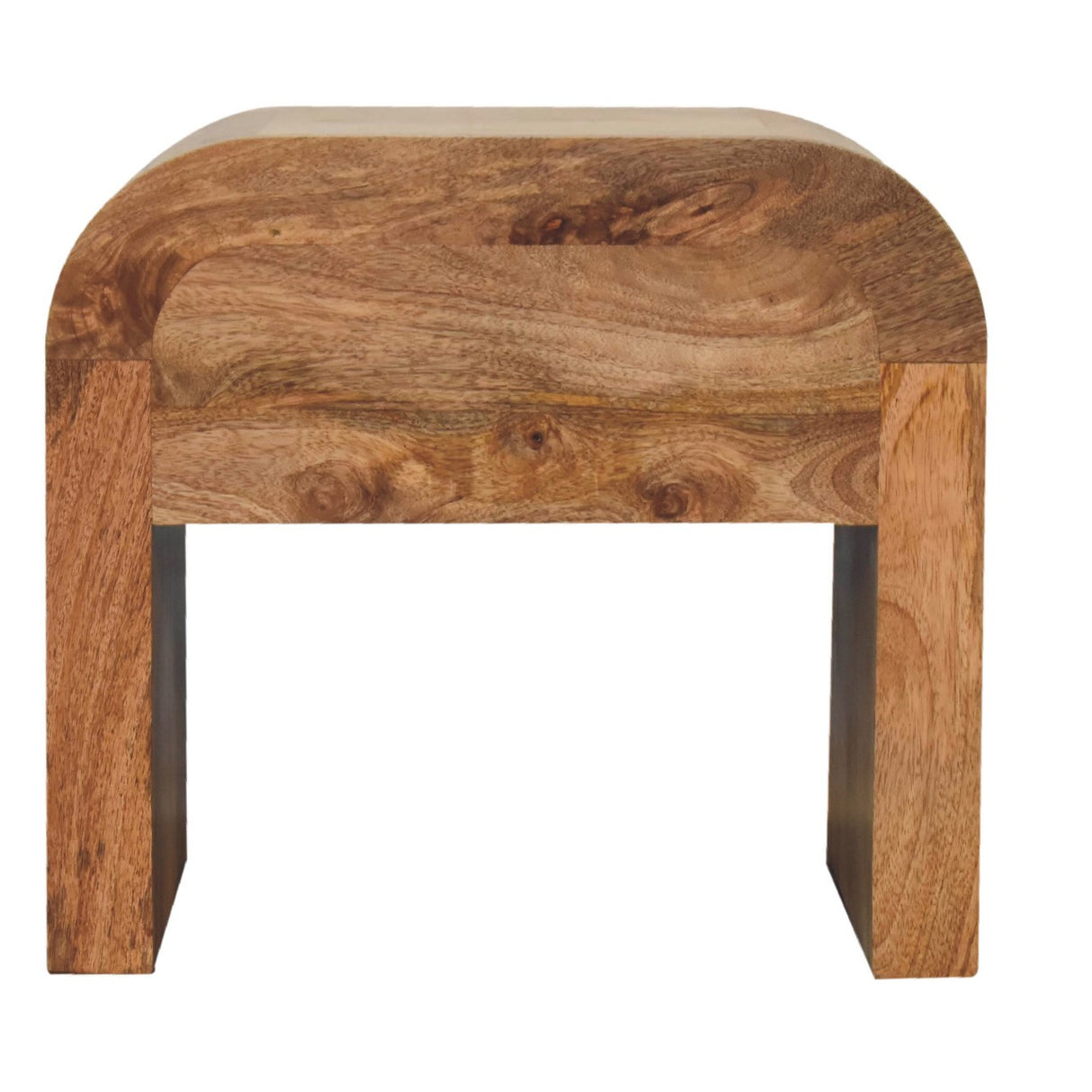 Solid Mango Wood Bedside Cabinet With 1 Drawer - Darcy
