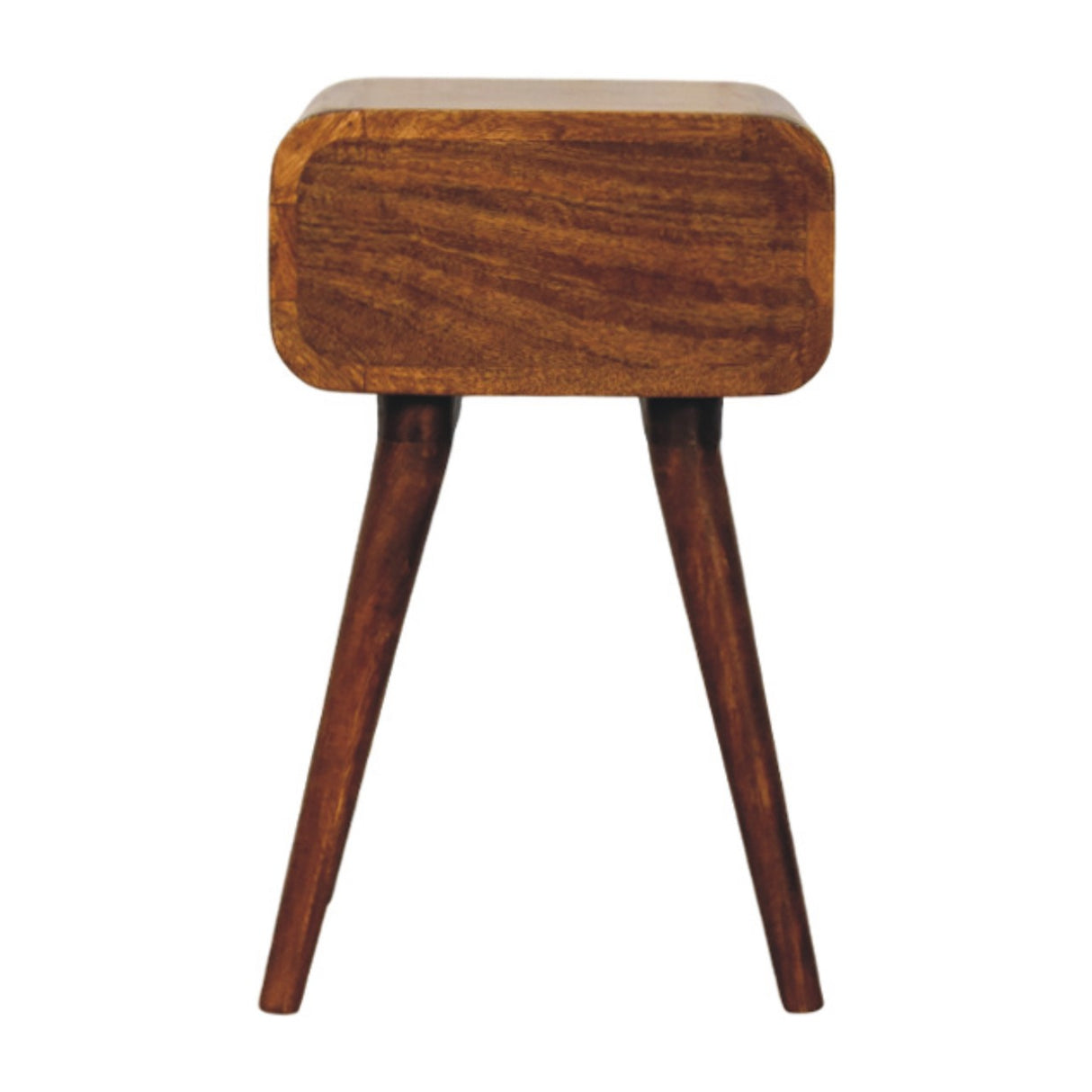 Solid Mango Wood Bedside Cabinet Mini With 1 Drawer - Avora