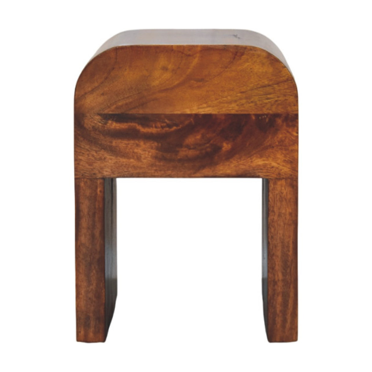 Solid Mango Wood Bedside Cabinet Mini With 1 Drawer - Darcy