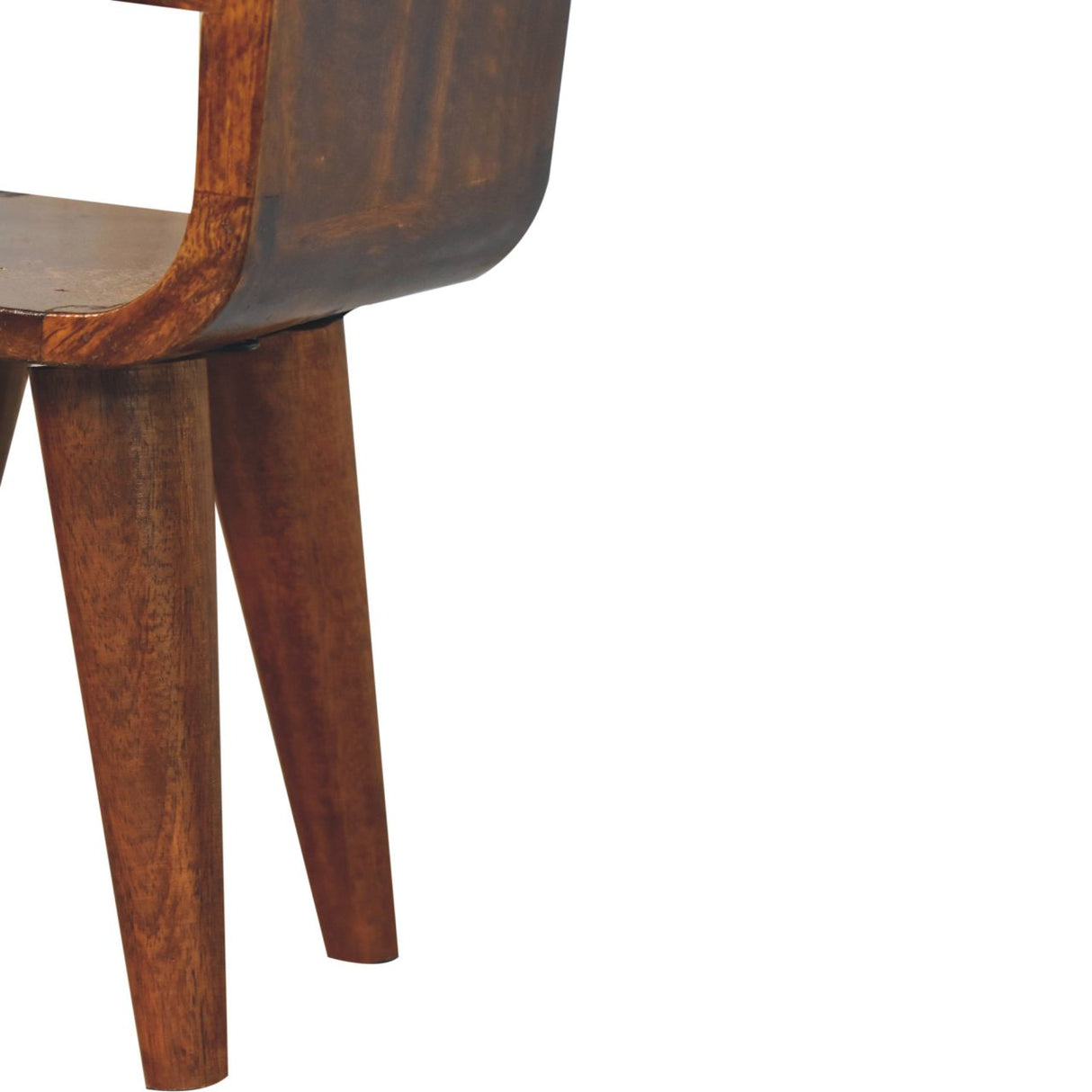 Solid Mango Wood Bedside Cabinet Mini Lower With 1 Drawer - Exeter