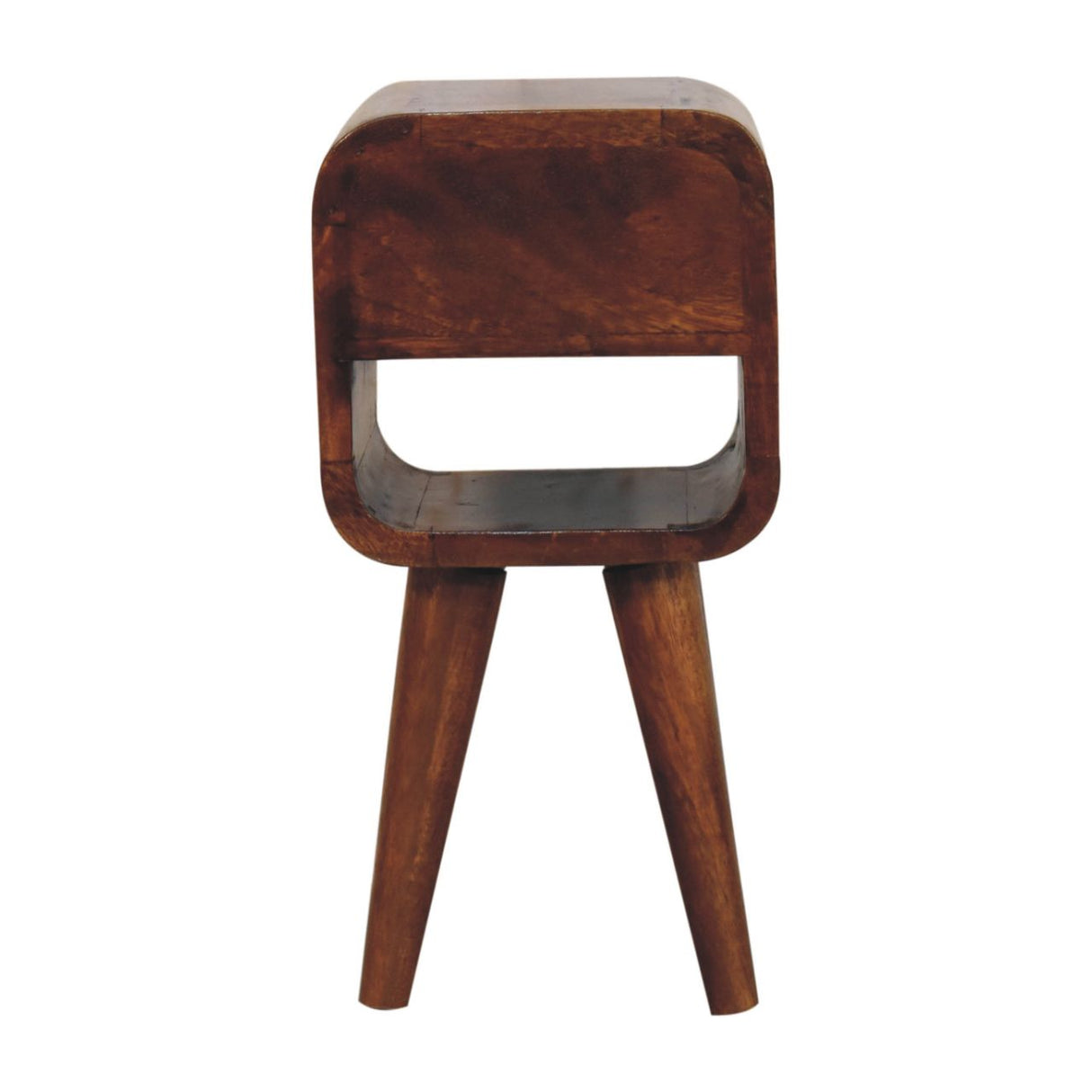 Solid Mango Wood Bedside Cabinet Mini Lower With 1 Drawer - Exeter