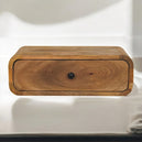 Solid Mango Wood Bedside Cabinet Wall Mounted With 1 Drawer - Avora