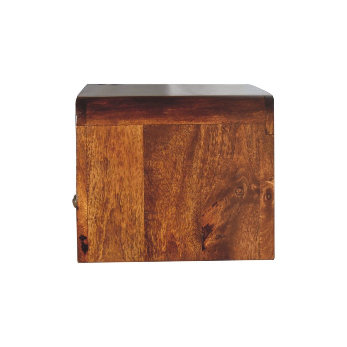 Solid Mango Wood Bedside Cabinet Wall Mounted With 1 Drawer - Birmingham
