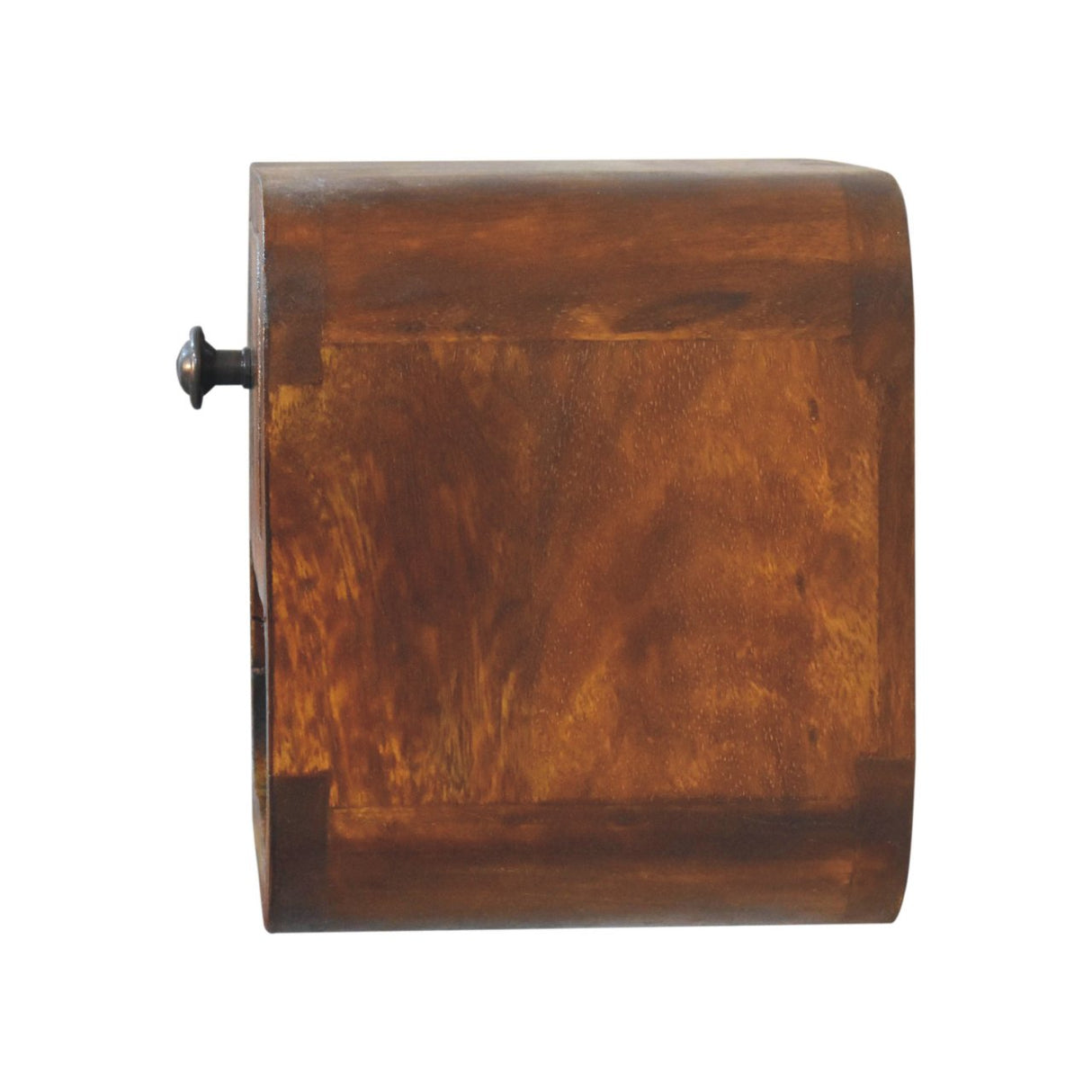 Solid Mango Wood Bedside Cabinet Wall Mounted With 1 Drawer - Exeter