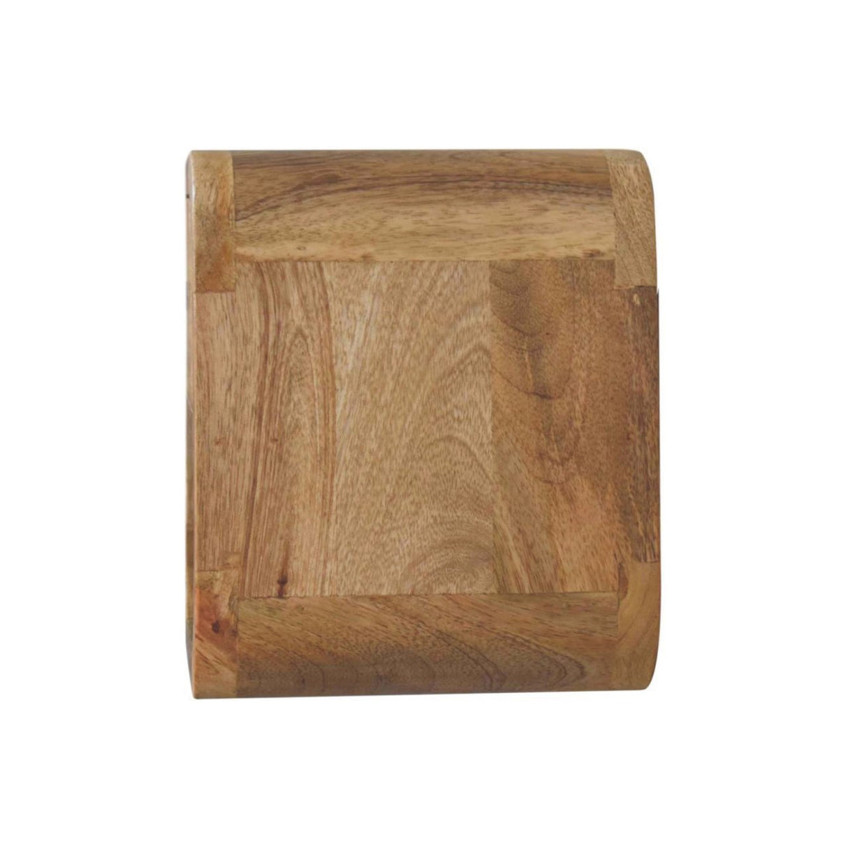 Solid Mango Wood Bedside Cabinet Wall Mounted With Open Slot - Exeter
