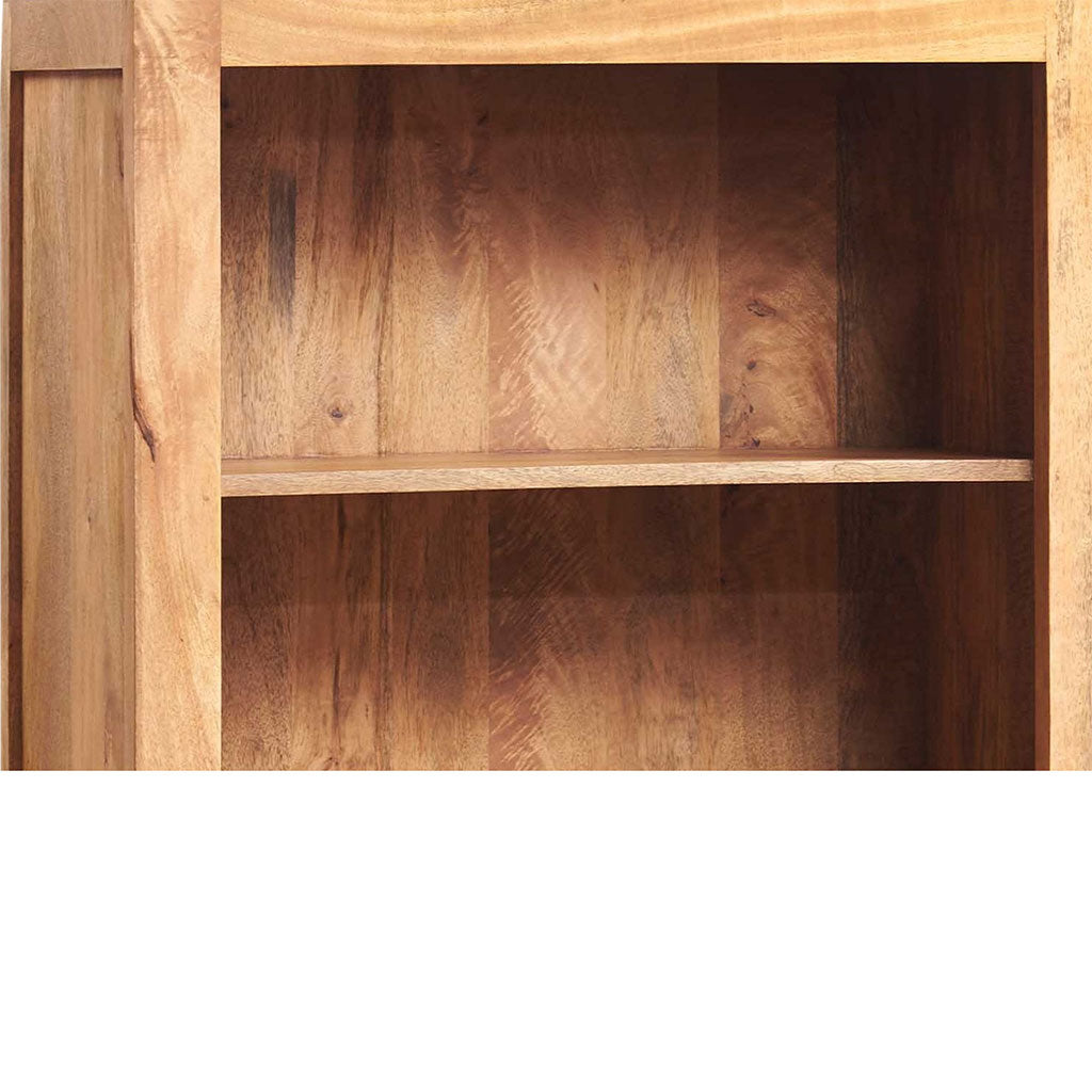 Solid Mango Wood Bookcase With 5 Shelves - Toko