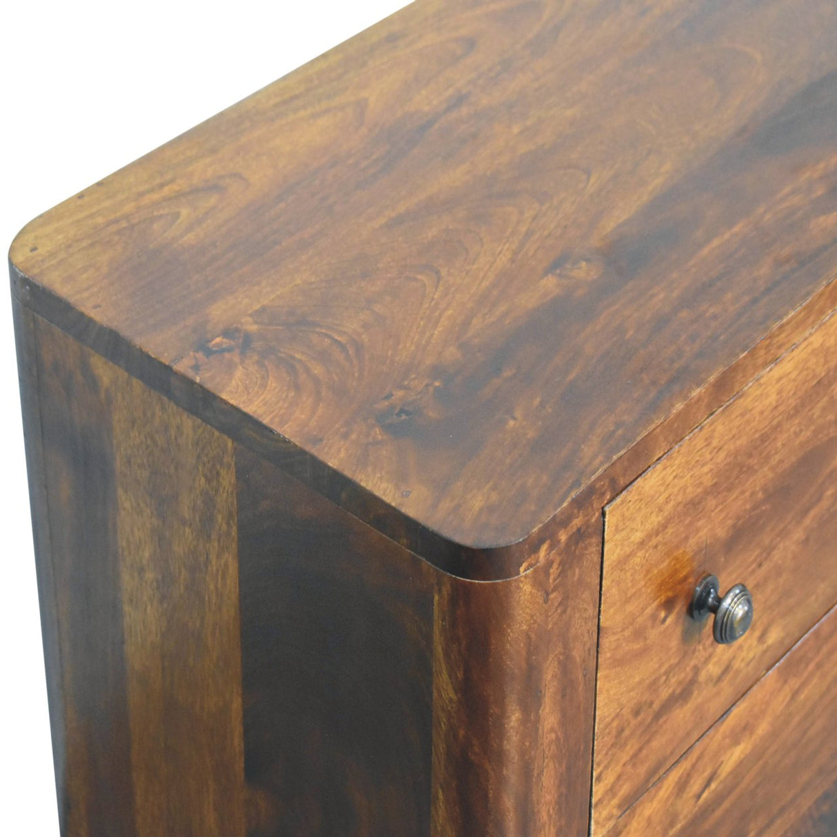 Solid Mango Wood Chest Of 3 Drawers - Bera