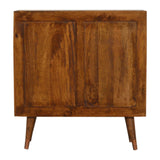 Solid Mango Wood Chest Of 3 Drawers With Copper Front - Manila