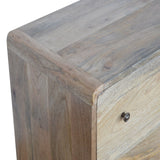 Solid Mango Wood Chest Of 3 Drawers - Coventry