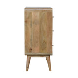 Solid Mango Wood Chest Of 3 Drawers - Coventry