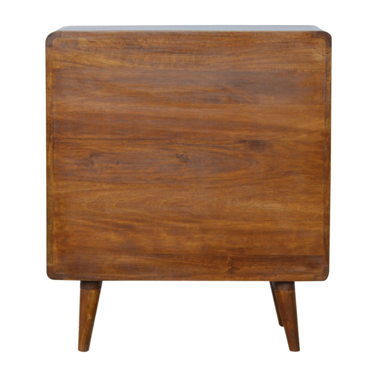 Solid Mango Wood Chest Of 3 Drawers Curved - Gloucester