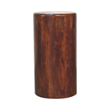 Solid Mango Wood Chest Of 3 Drawers in Drum Shape - Birmingham