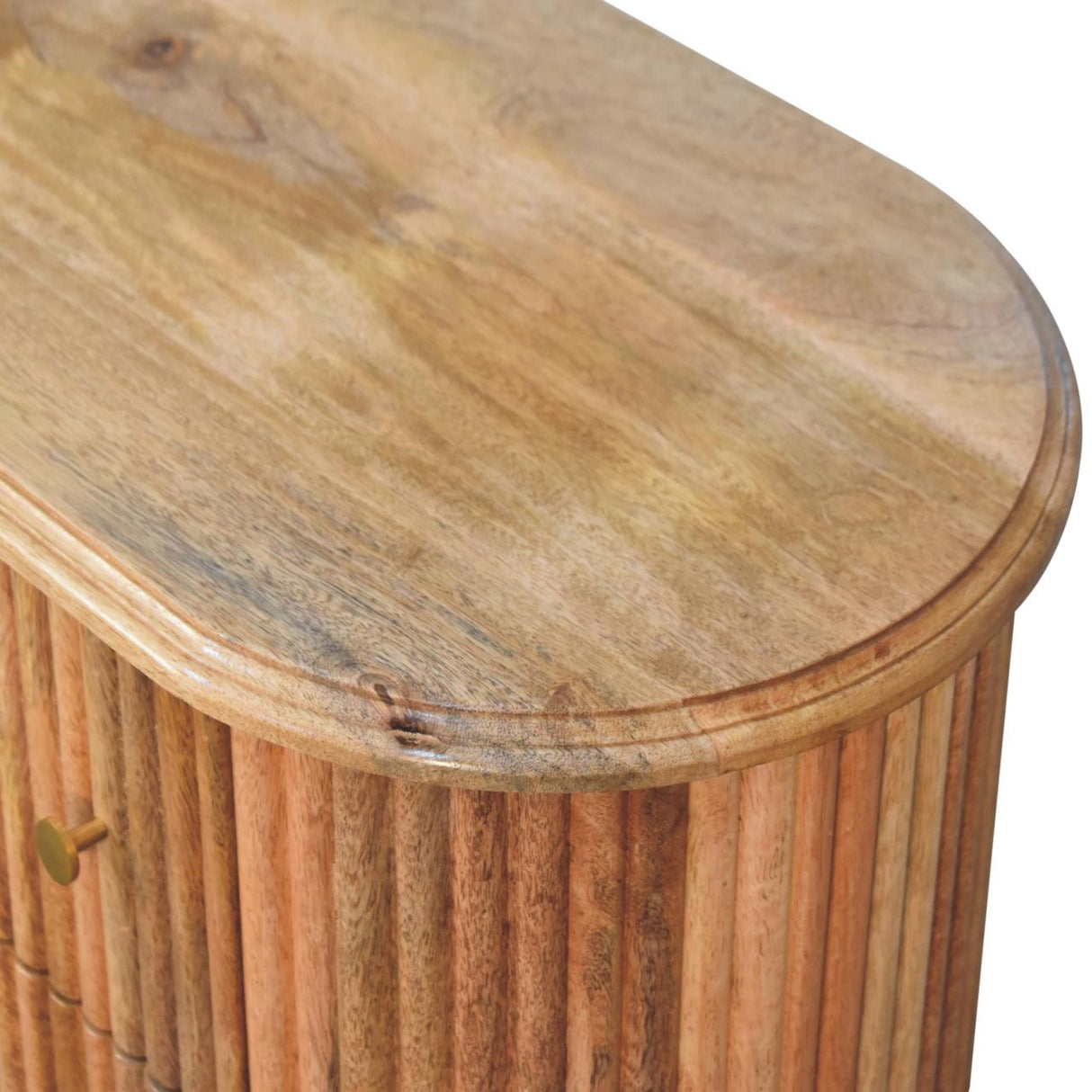 Solid Mango Wood Chest Of 3 Drawers Nordic - Soba