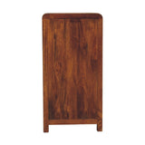 Solid Mango Wood Chest Of 5 Drawers - Aspen