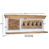 Solid Mango Wood Coat Hanger - Alfie