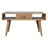 Solid Mango Wood Coffee Table With 1 Drawer - Coventry