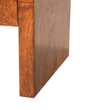 Solid Mango Wood Coffee Table With 2 Drawers - Darcy