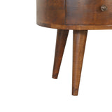 Solid Mango Wood Coffee Table in Wave Shape - Birmingham