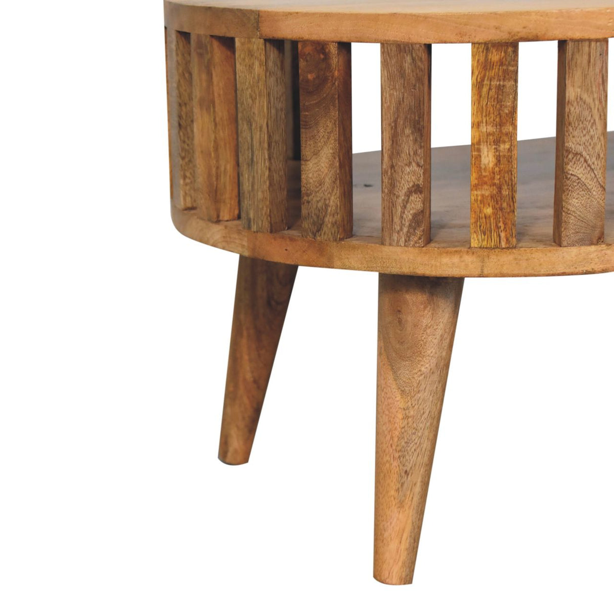 Solid Mango Wood Coffee Table Mini Rectangular - Ariella