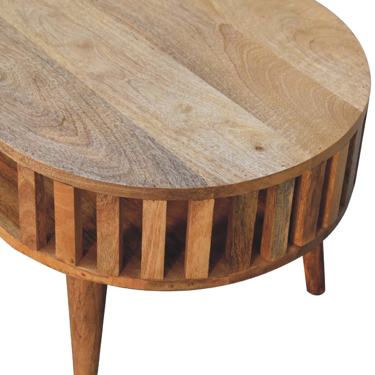 Solid Mango Wood Coffee Table Rectangular - Ariella
