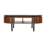 Solid Mango Wood Coffee Table Rectangular - Inverley Designs
