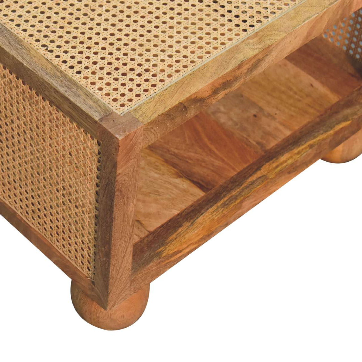 Solid Mango Wood Coffee Table Small - Larissa