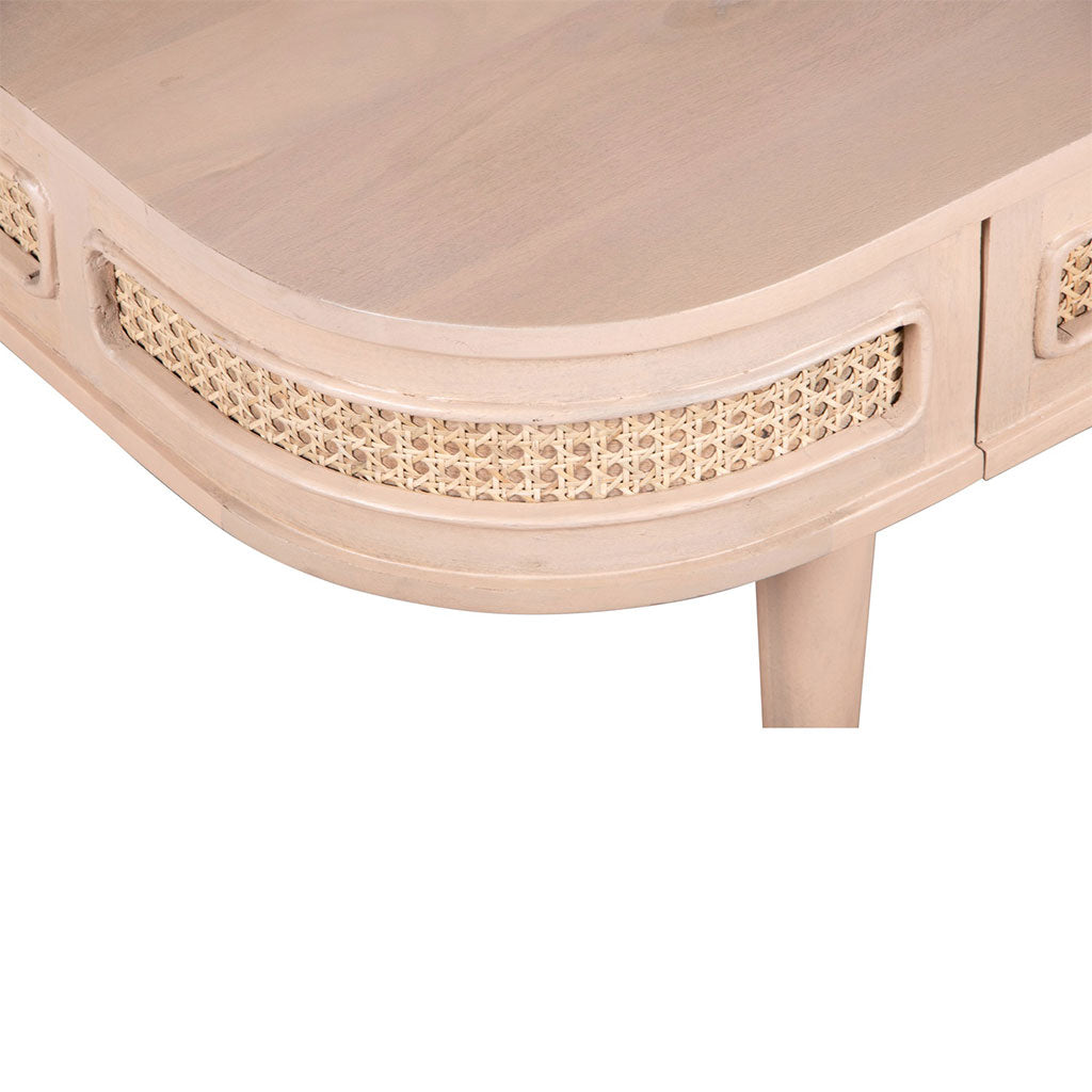 Solid Mango Wood Coffee Table With 1 Drawer - Valencia