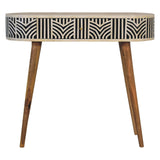 Solid Mango Wood Console Table With 1 Bone Inlay Front Drawer - Edessa