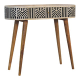 Solid Mango Wood Console Table With 1 Bone Inlay Front Drawer - Edessa