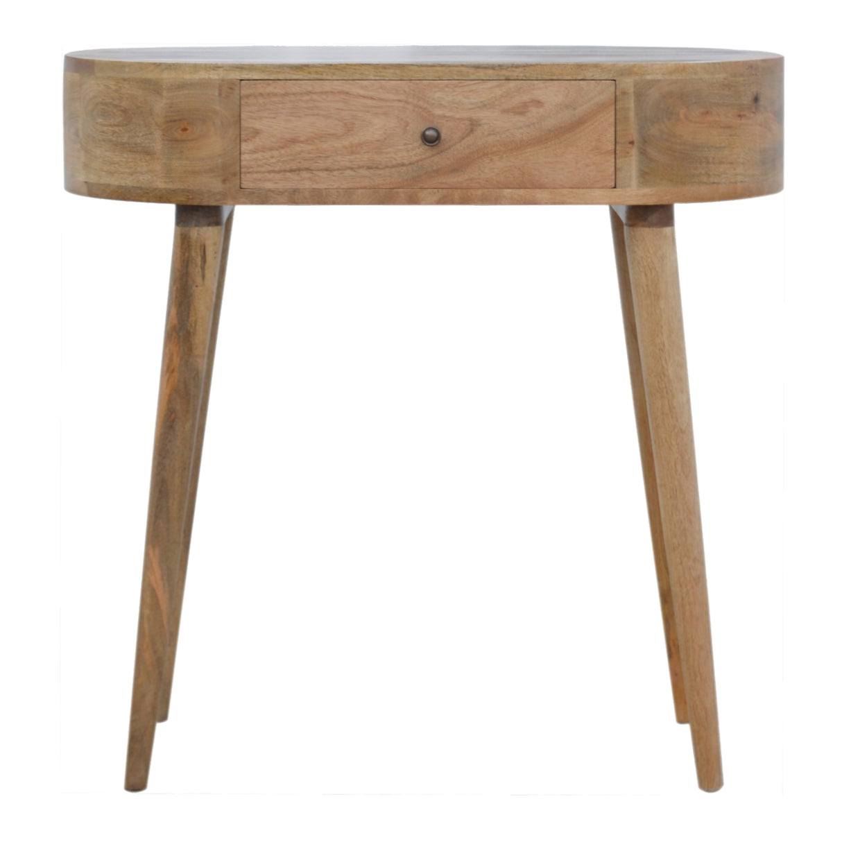 Solid Mango Wood Console Table With 1 Drawer - Albion