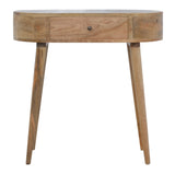 Solid Mango Wood Console Table With 1 Drawer - Albion