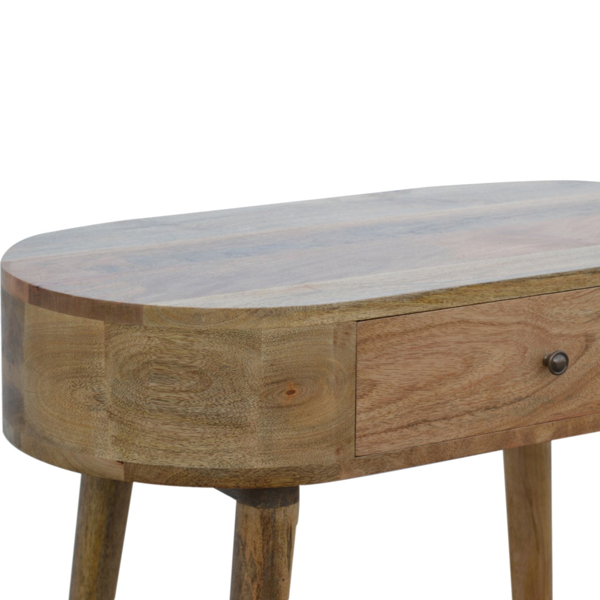Solid Mango Wood Console Table With 1 Drawer - Albion