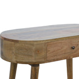 Solid Mango Wood Console Table With 1 Drawer - Albion