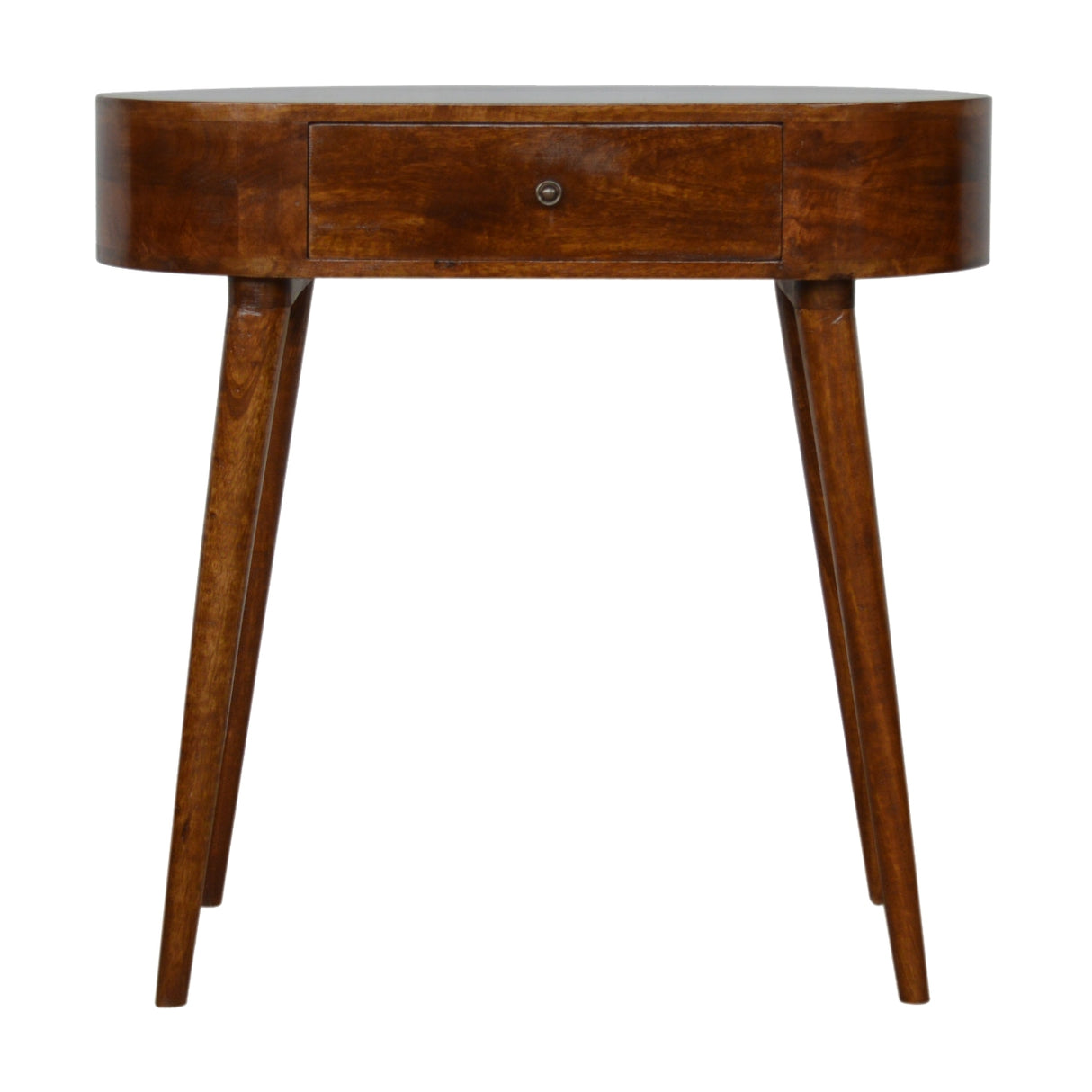Solid Mango Wood Console Table With 1 Drawer - Albion