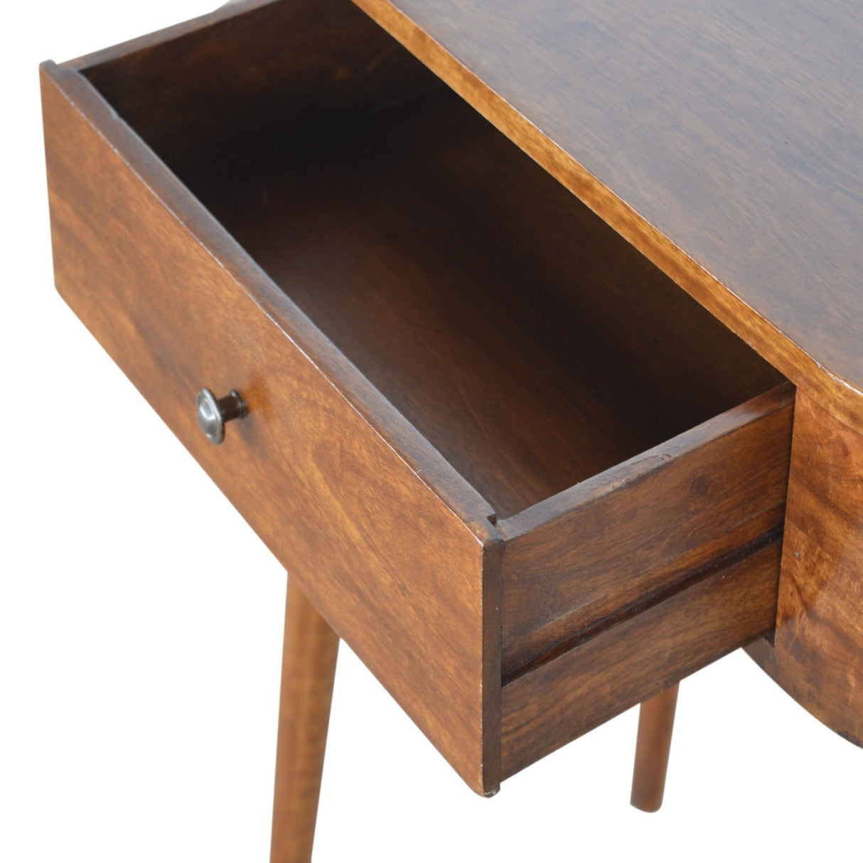 Solid Mango Wood Console Table With 1 Drawer - Albion