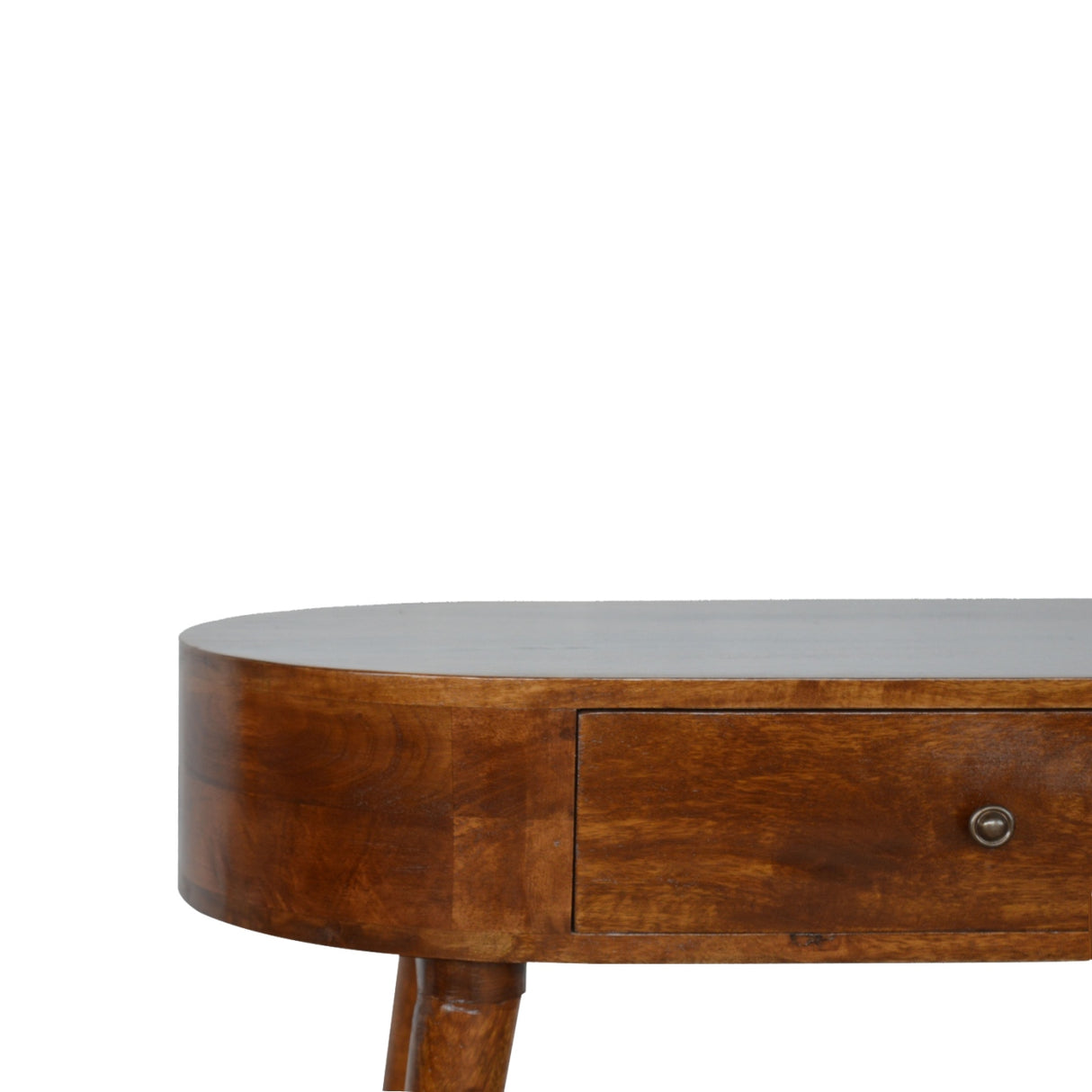 Solid Mango Wood Console Table With 1 Drawer - Albion