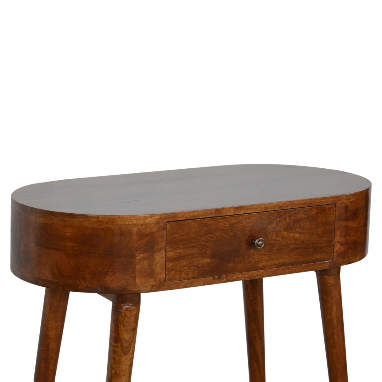 Solid Mango Wood Console Table With 1 Drawer - Albion