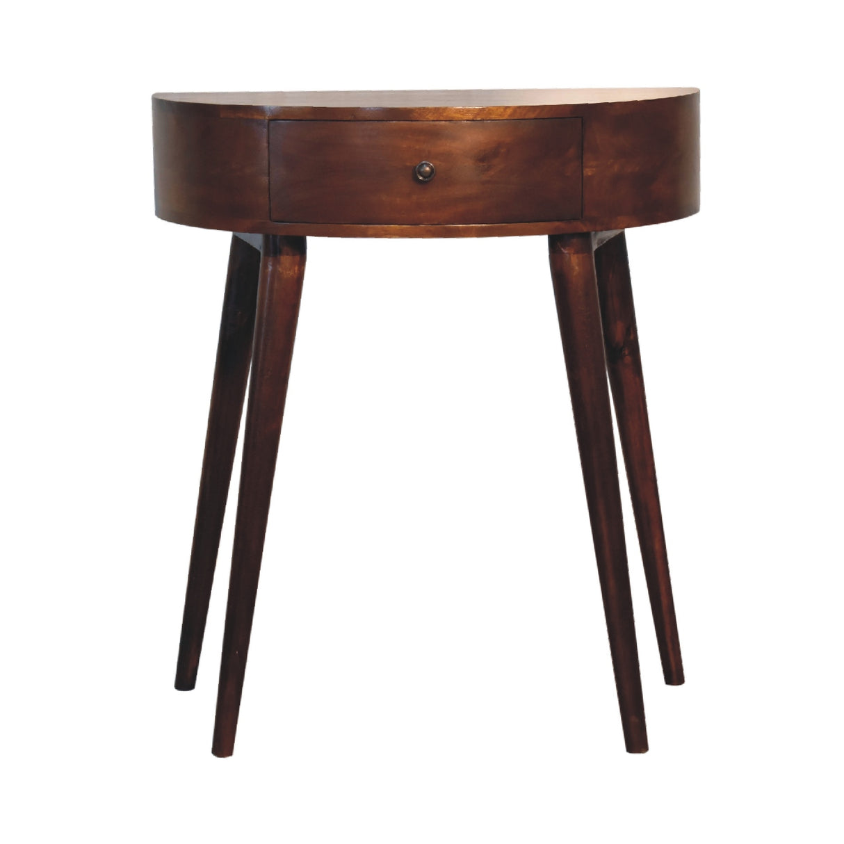 Solid Mango Wood Console Table With 1 Drawer - Odyssey