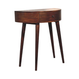 Solid Mango Wood Console Table With 1 Drawer - Odyssey