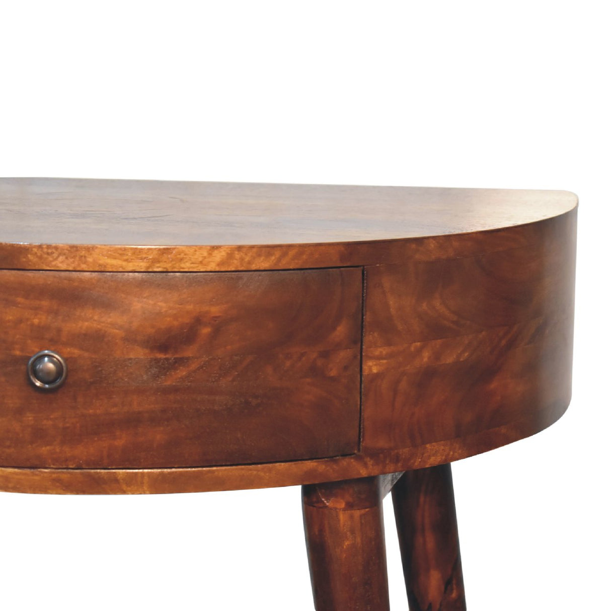 Solid Mango Wood Console Table With 1 Drawer - Odyssey