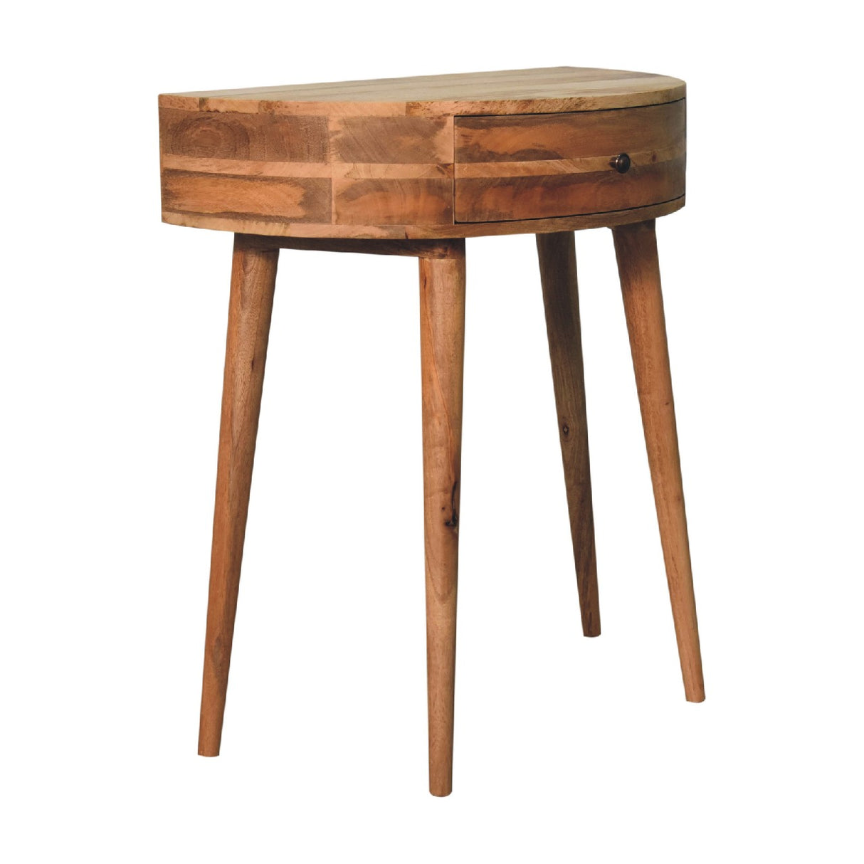 Solid Mango Wood Console Table With 1 Drawer - Odyssey