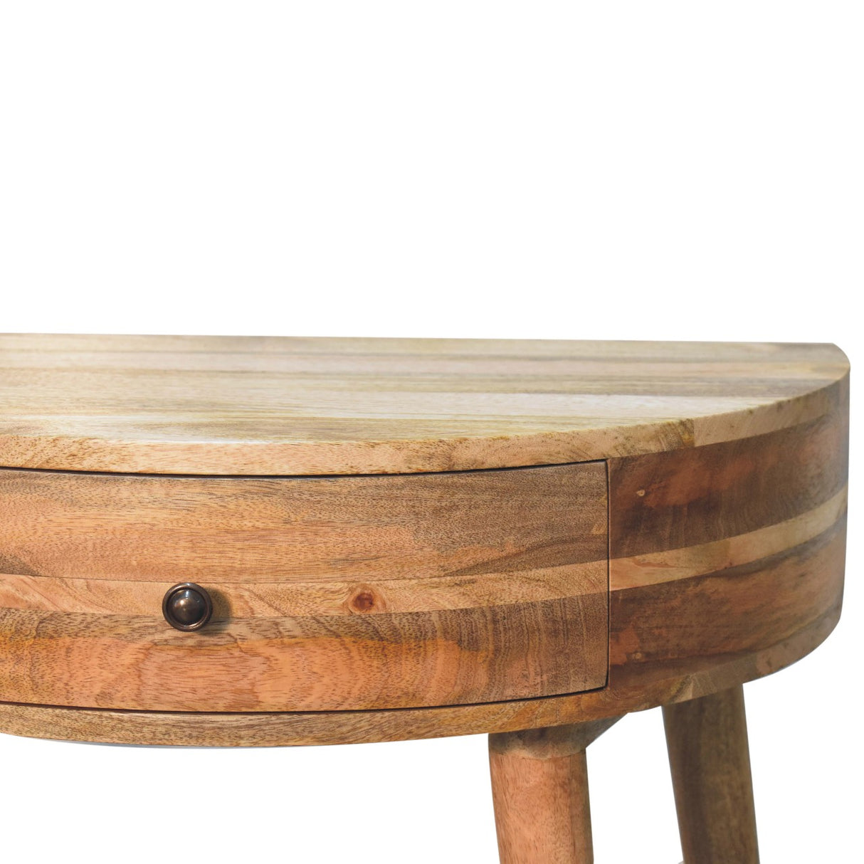 Solid Mango Wood Console Table With 1 Drawer - Odyssey