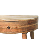 Solid Mango Wood Console Table With 1 Drawer - Odyssey