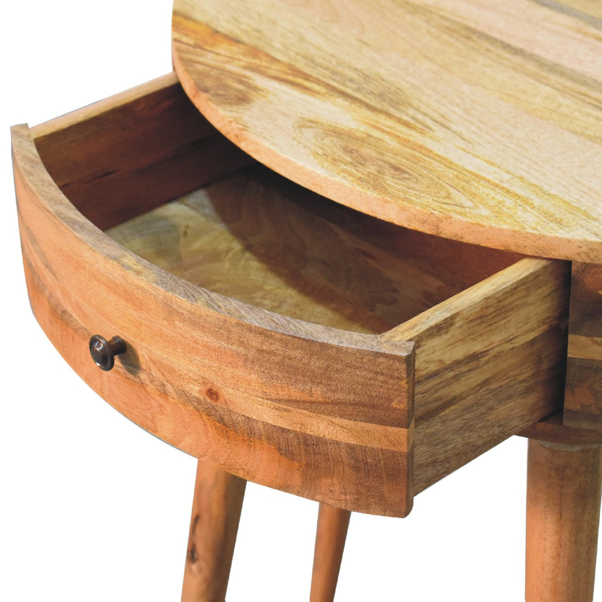 Solid Mango Wood Console Table With 1 Drawer - Odyssey