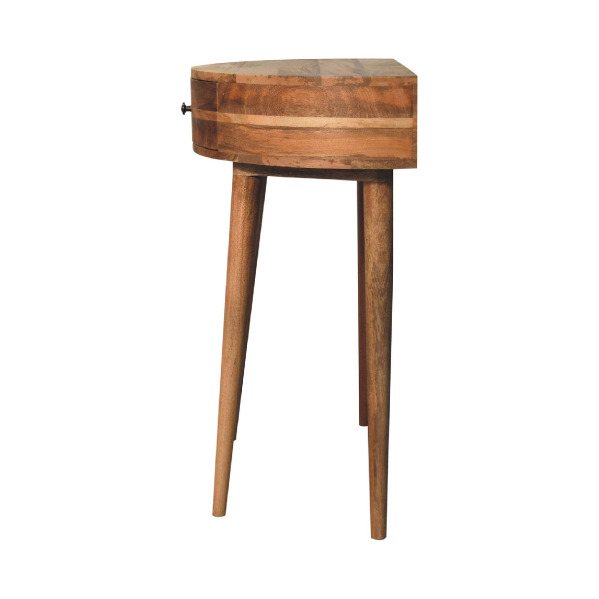 Solid Mango Wood Console Table With 1 Drawer - Odyssey