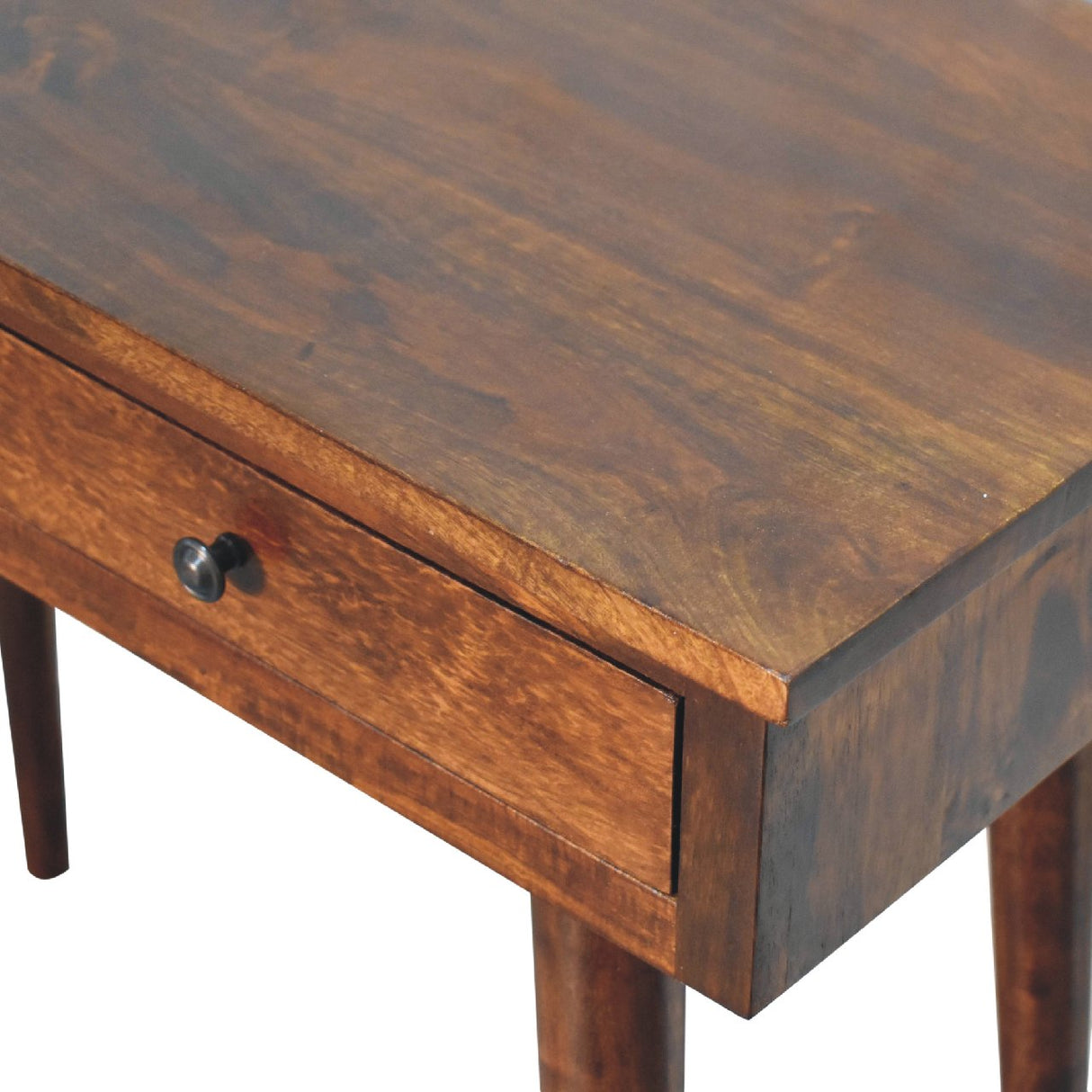 Solid Mango Wood Console Table With 2 Drawers - Birmingham