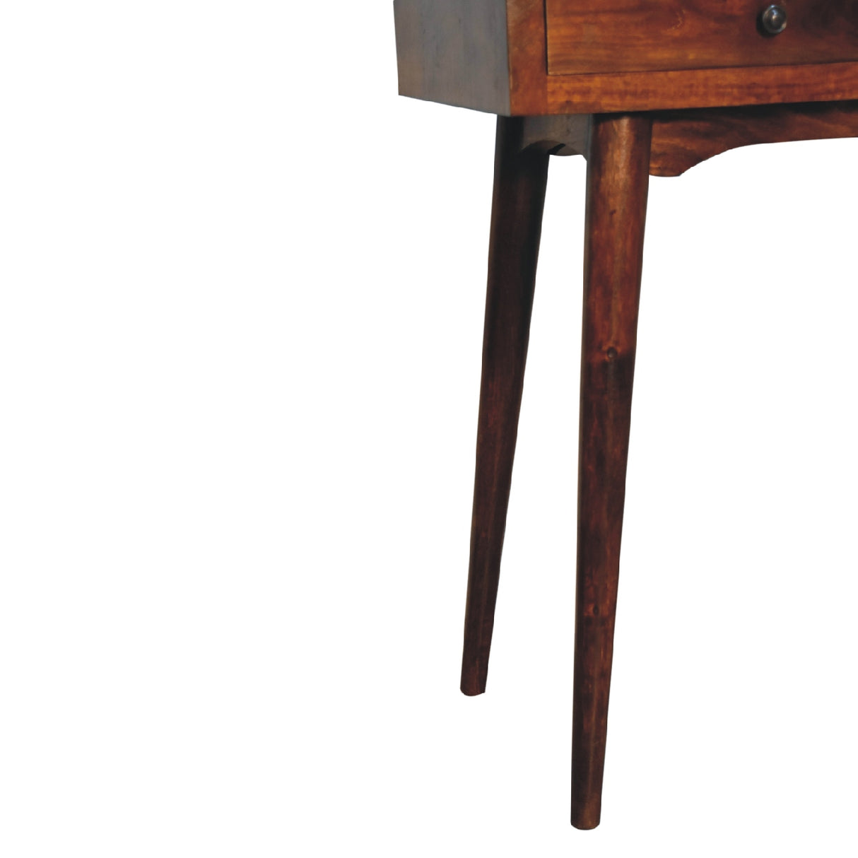 Solid Mango Wood Console Table With 2 Drawers - Birmingham