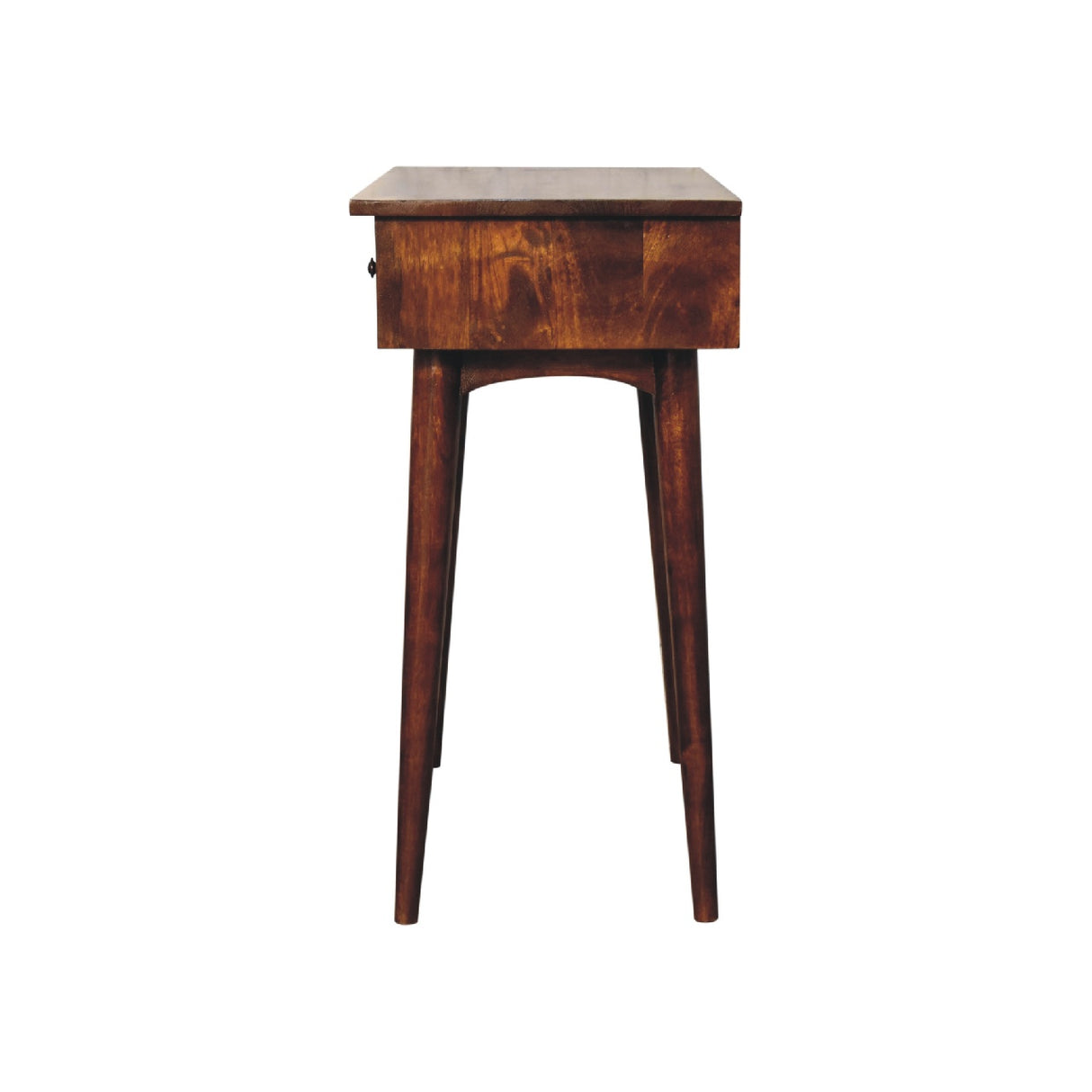 Solid Mango Wood Console Table With 2 Drawers - Birmingham