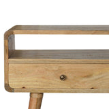 Solid Mango Wood Console Table With 2 Drawers - Coventry